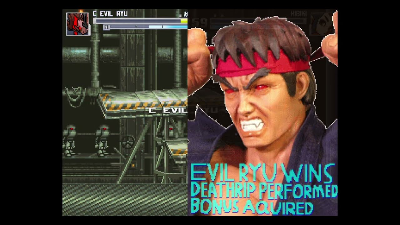 M.U.G.E.N - C Evil Ryu VS C Hibiki