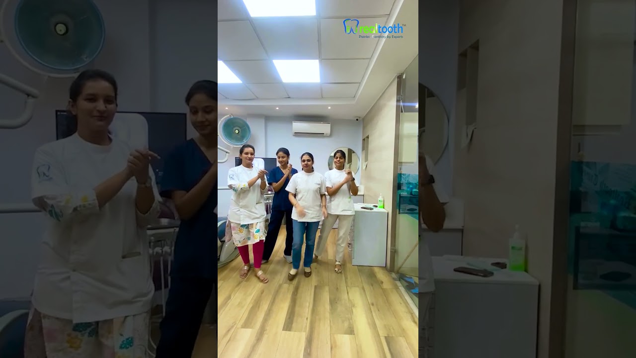 Transforming Smiles Together  🦷😊  #realtooth #dentist #lucknow