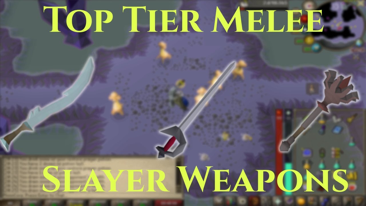 What Melee Weapons You Should Be Using For Slayer [OSRS]