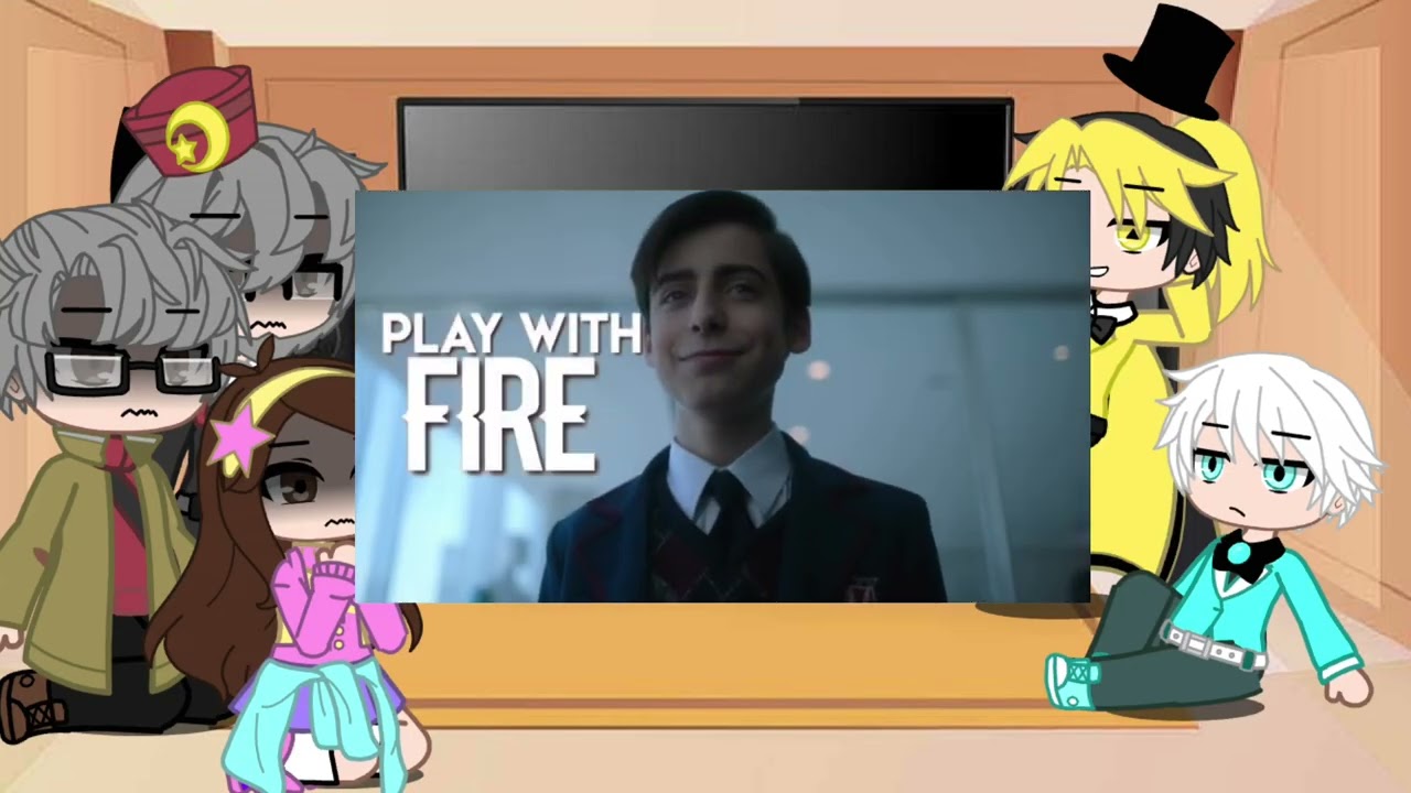 Gravity falls reacts to Dipper as Five Hargreeves