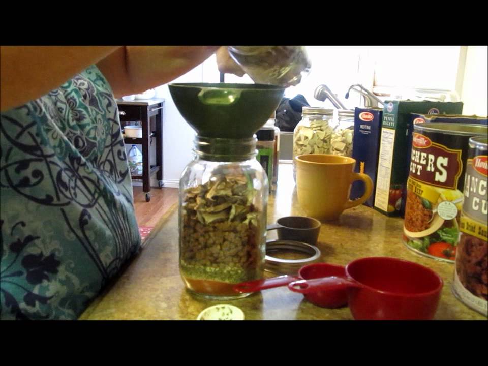 Meals in a Jar- Pasta Three Different Ways