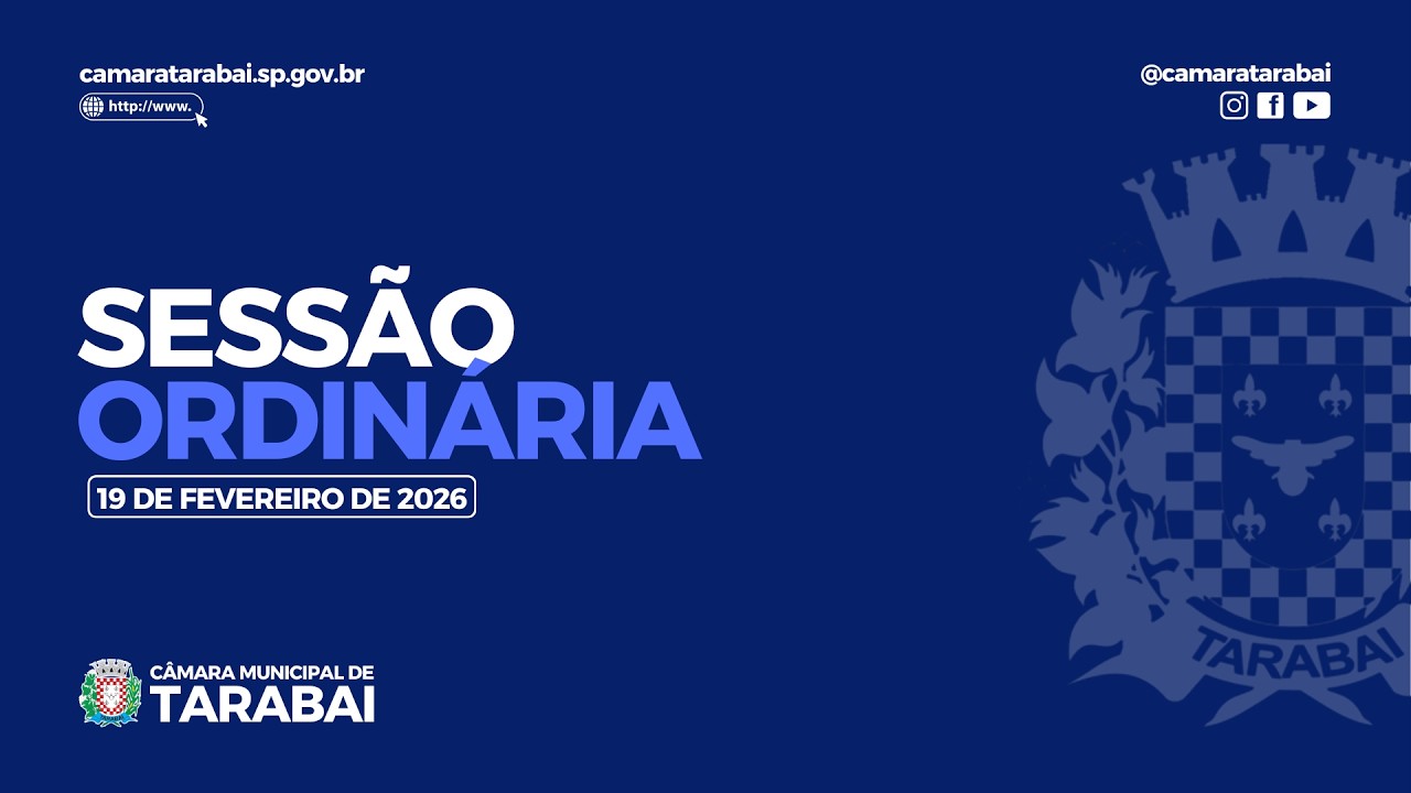 2ª SESSÃO ORDINÁRIA - 19/02/2026
