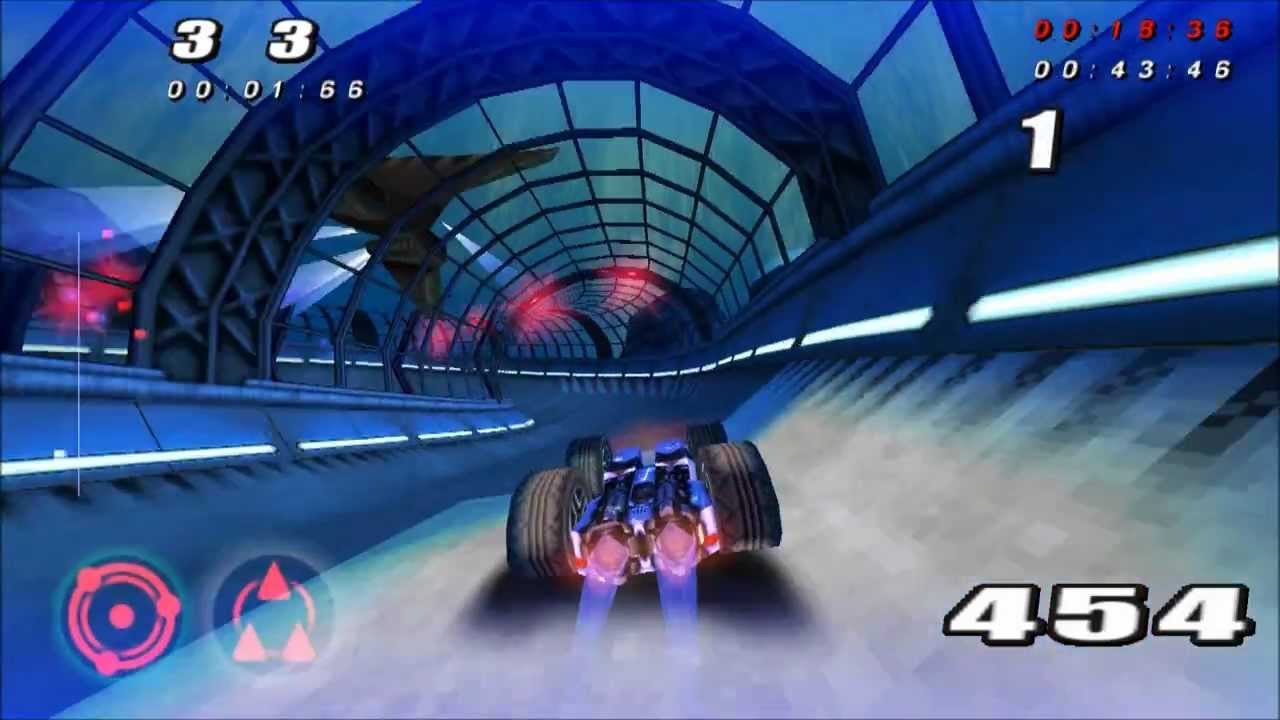 Rollcage Stage II Harpoon All Tracks Master Unity Genesis III Gameplay