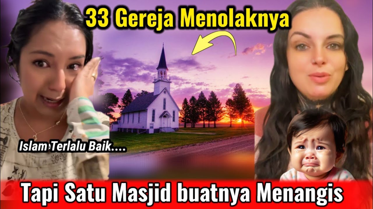 BIKIN HEBOH AMER1KA !! 33 GEREJA MENOLAK BANTU WANITA INI, TAPI 1 MASJID MALAH BUATNYA MENANGIS