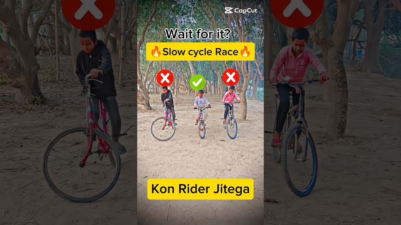 Slow cycle Race kon Jitega