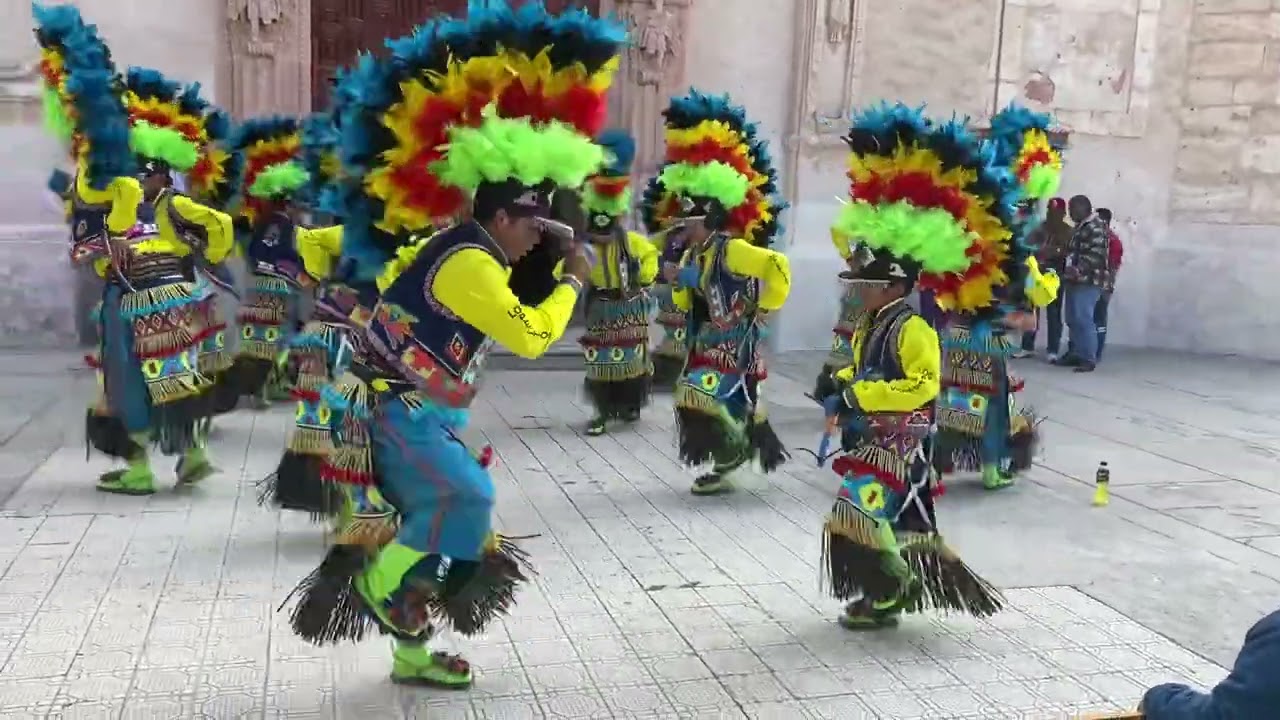 Danza tlaxcalteca San José los pepitos de Saltillo Coahuila en mazapil zacateca
