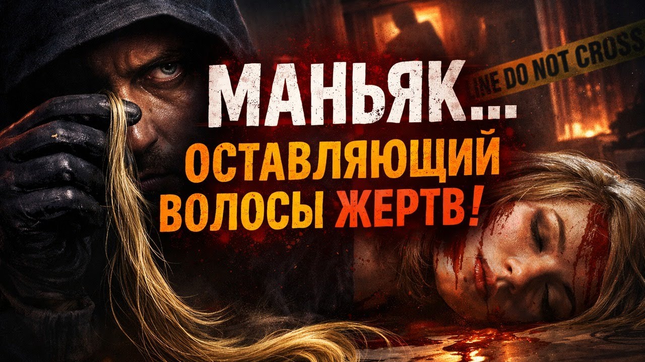 Маньяк без тел. Он приходил даже в школу… Маньяк, который оставлял только волосы. Страшные Истории