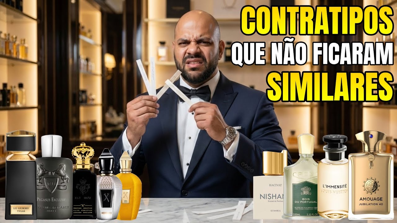 PERFUMES CONTRATIPOS QUE NÃO FICARAM SIMILARES - SEM FILTRO - ANÁLISE HONESTA - QUE NINGUÉM TE CONTA