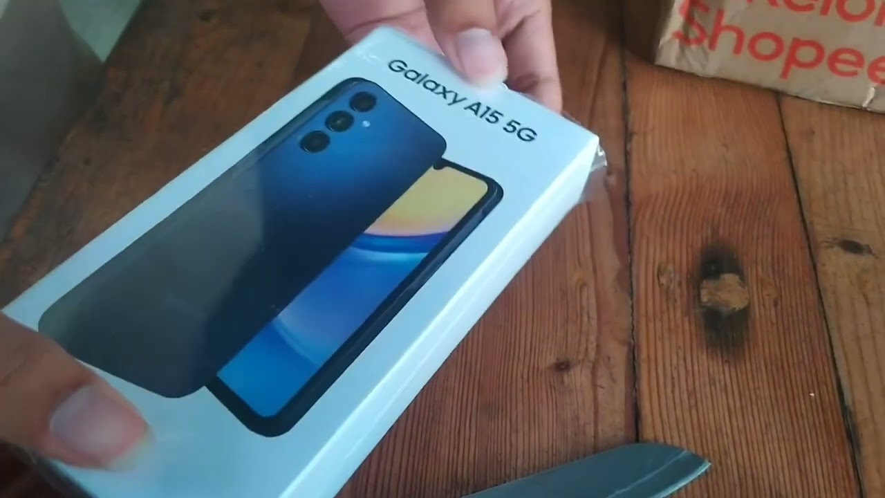 UNBOXING SAMSUNG A15 5G 8/256 BLUEBLACK.