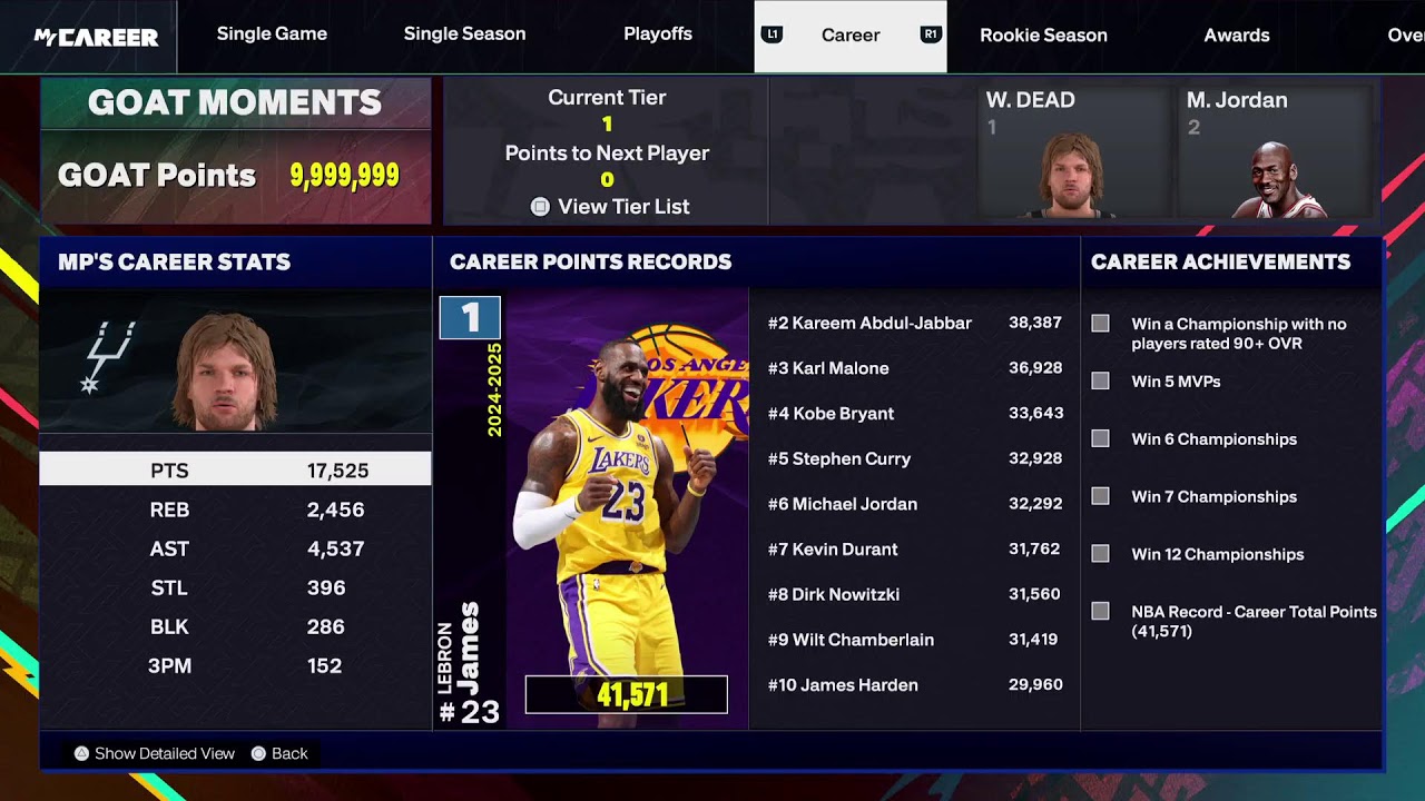 Live: NBA 2K25 MyCareer Pro 5th Season