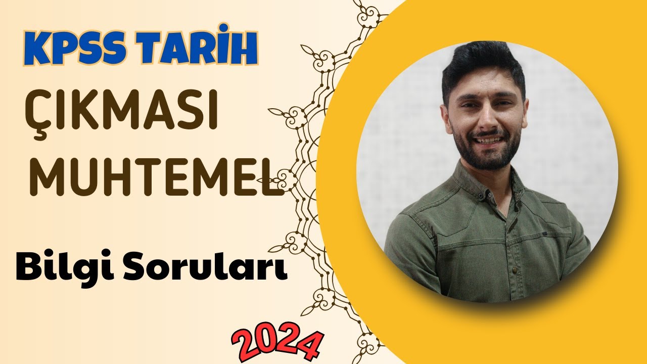 100) KPSS Tarihte Çıkması Muhtemel 27 Bilgi Sorusu | KPSS 2024 #kpss #kpss224