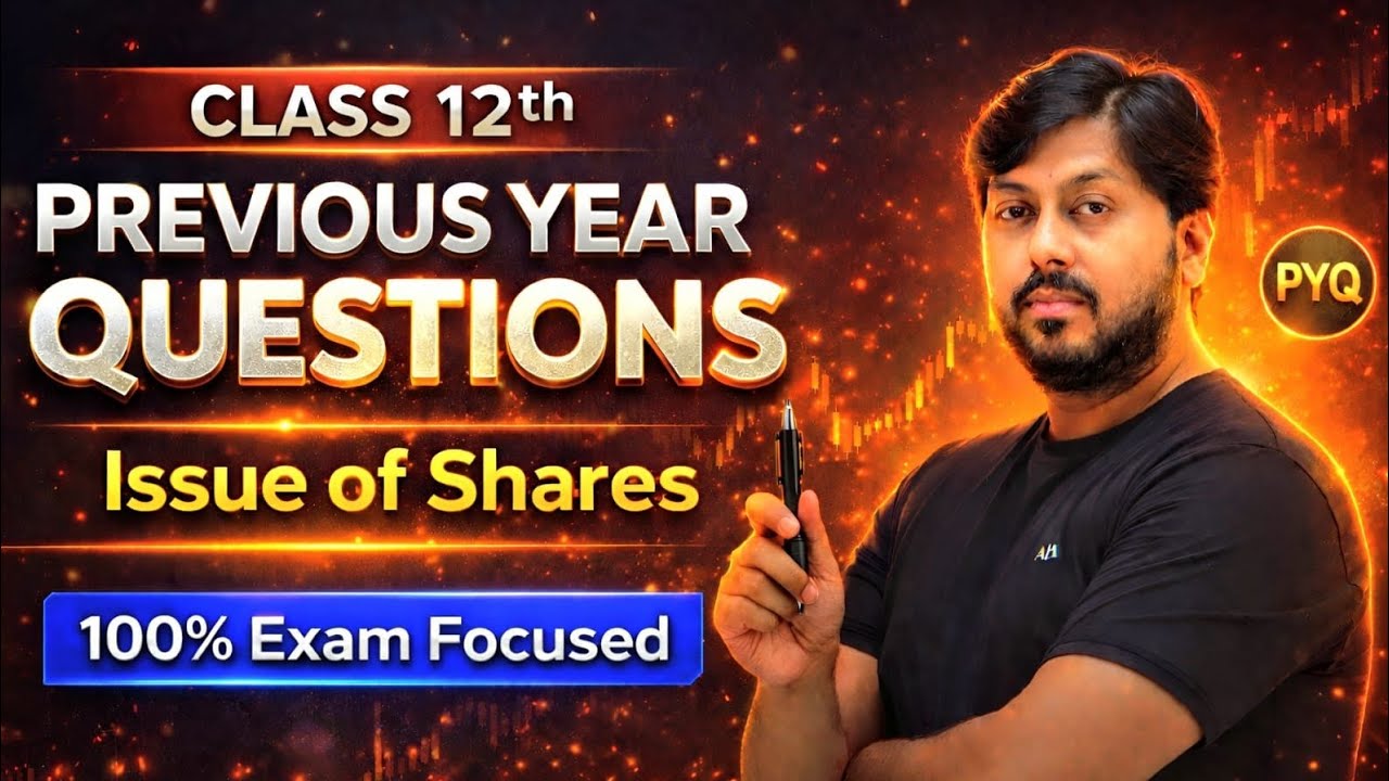 Previous year questions of issue of shares | Pyq of issue of shares class 12th | 