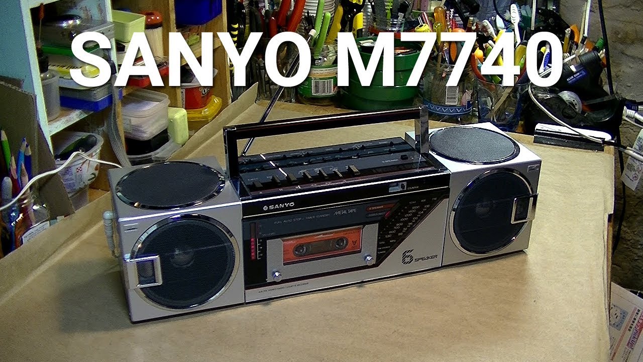 SANYO M7740 Cleaning the controllers & adjusting the tape speed