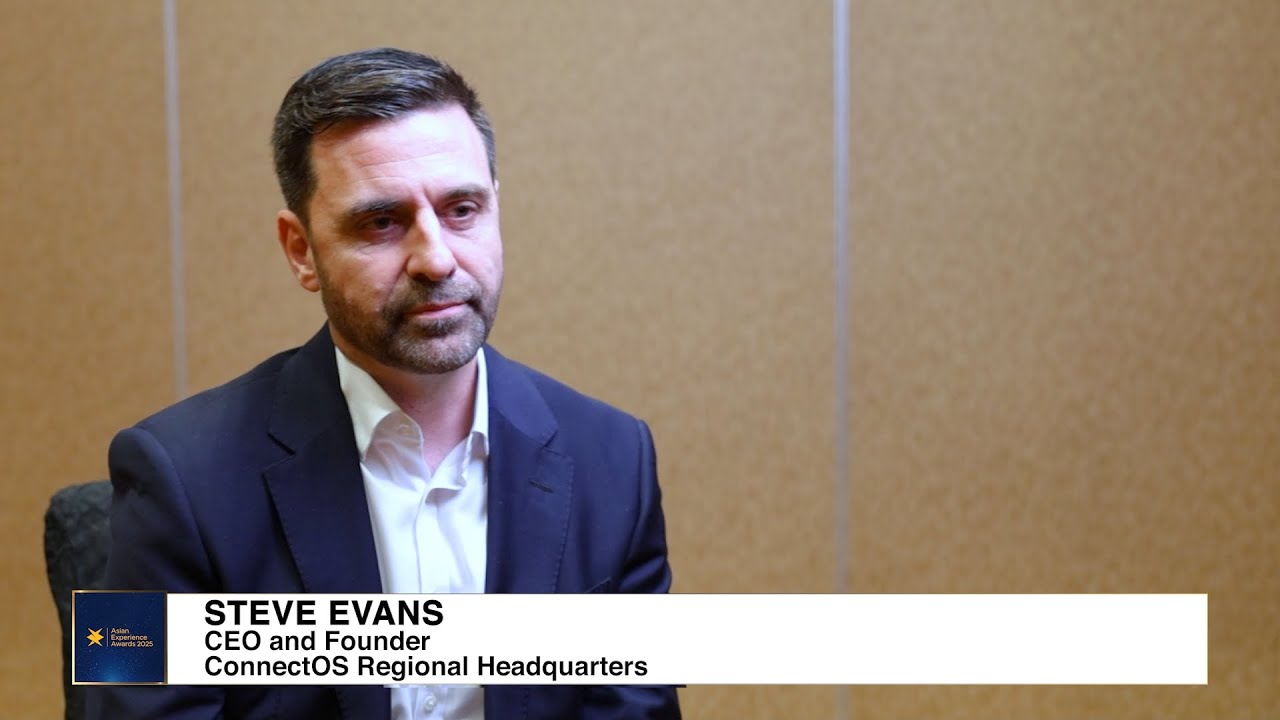 Asian Experience Awards 2025 Winner: Steve Evans of ConnectOS Regional Headquarters