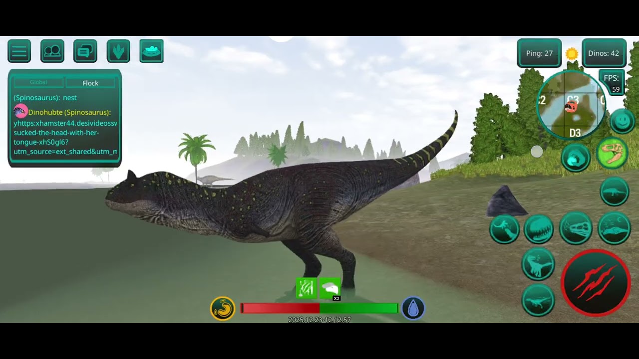 The cursed Isle/Carnotaurus Like and Subscribe 