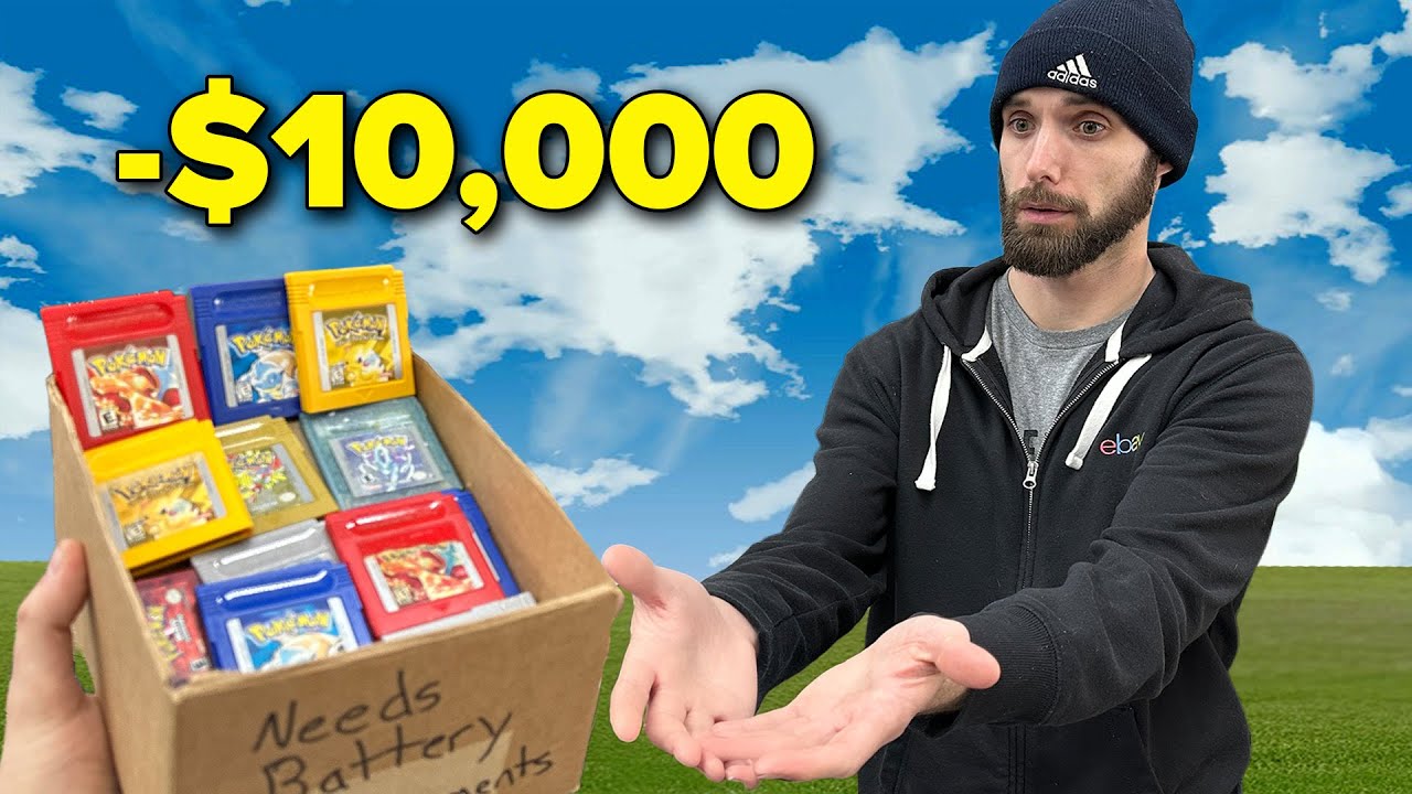 This Box Was FULL of Pokemon Games... so I Paid $10,000.