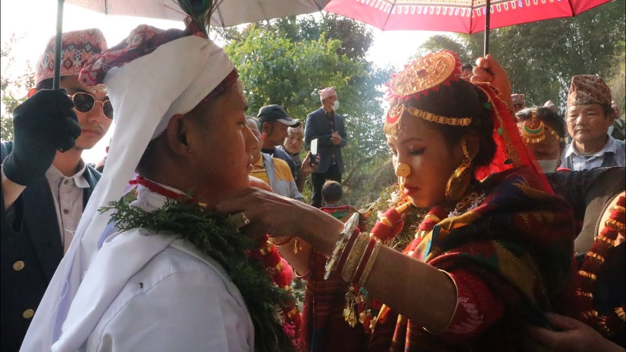 Prabhat Weds Sangita❤️ #Pure Limbu Traditional Wedding in the village.
