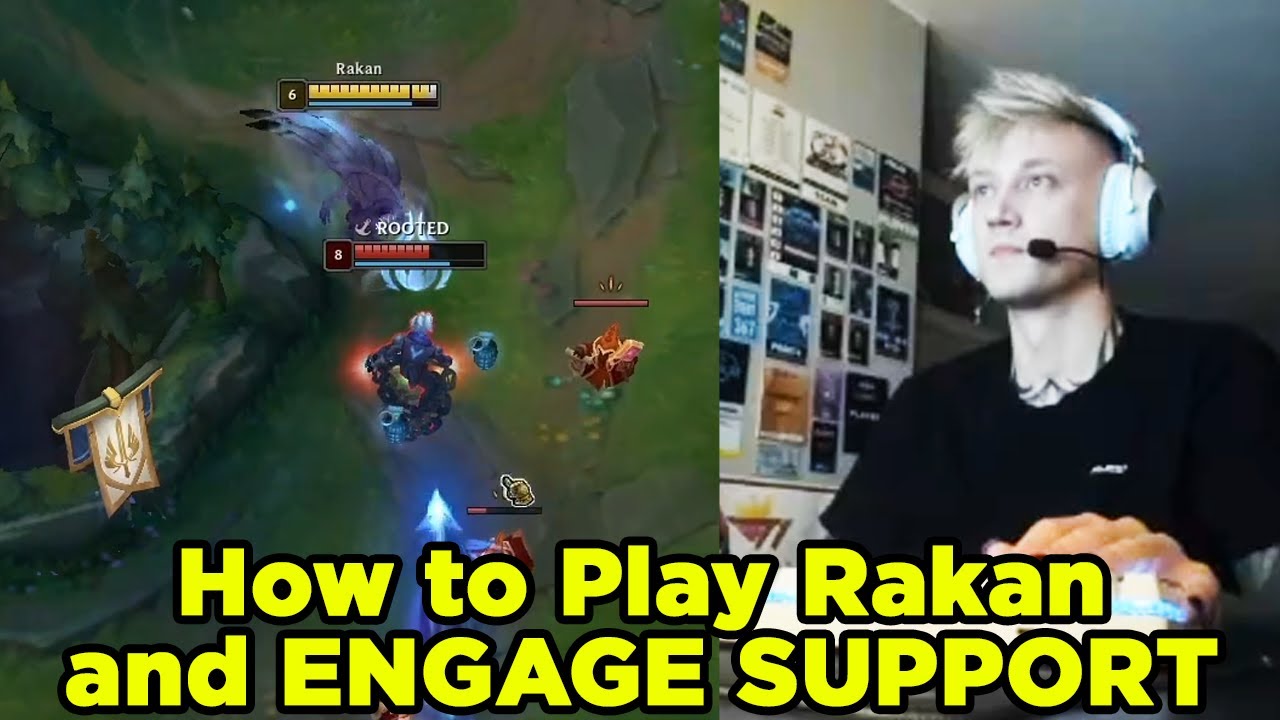 Rekkles STRUGGLE with ENGAGE Support and HOW TO PLAY RAKAN - Rekkles Clip