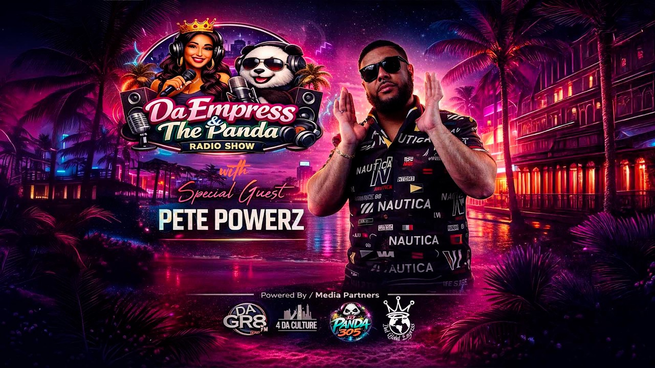 PETE POWERZ @ DA EMPRESS & THE PANDA RADIO SHOW ON DAGR8 FM