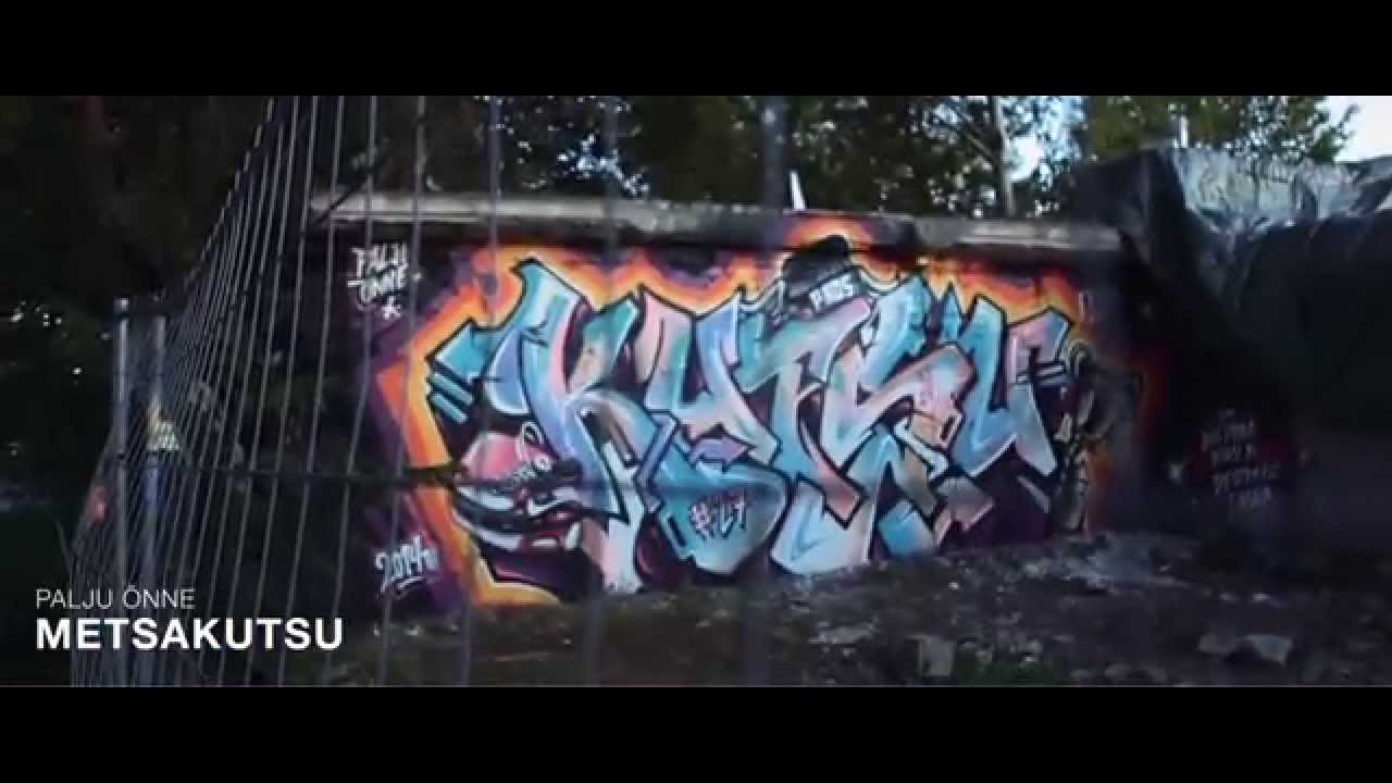 Palju &otilde;nne Metsakutsu X EK53 graffiti