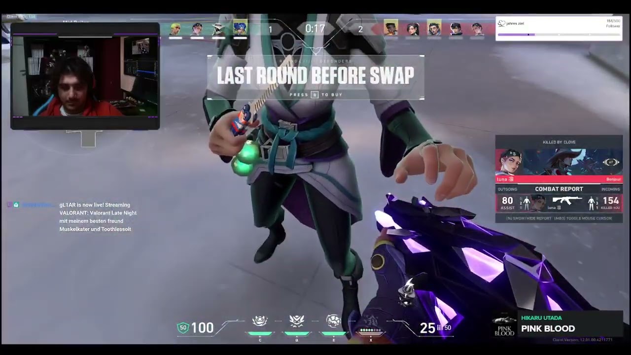 Valorant|Late Night mit meinem besten freund Muskelkater und Toothlessolt