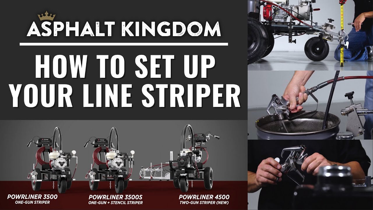 How To Set Up Your Line Striper | Titan PowrLiner 3500, 3500S, and 4500