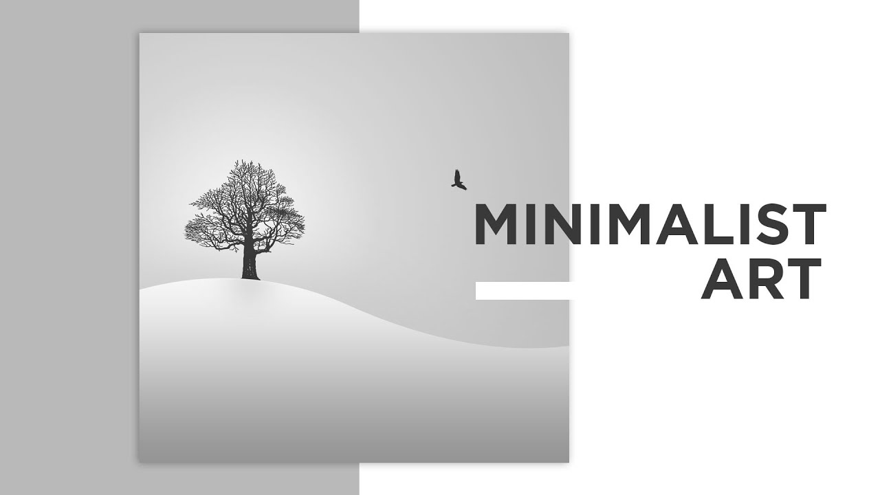 Minimalist Art Design in Photoshop CC 2020