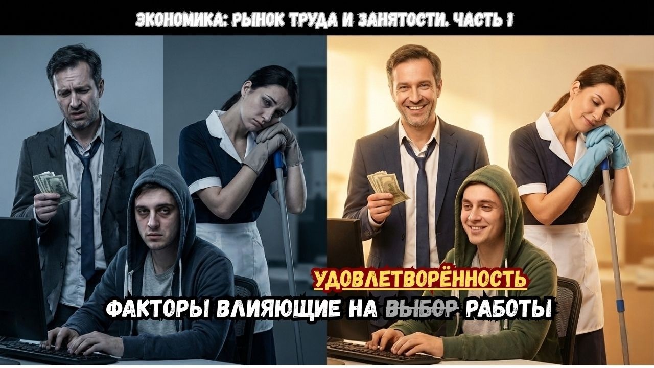 Экономика. Лекция 17: Работники и Трудовая занятость. Часть 1.