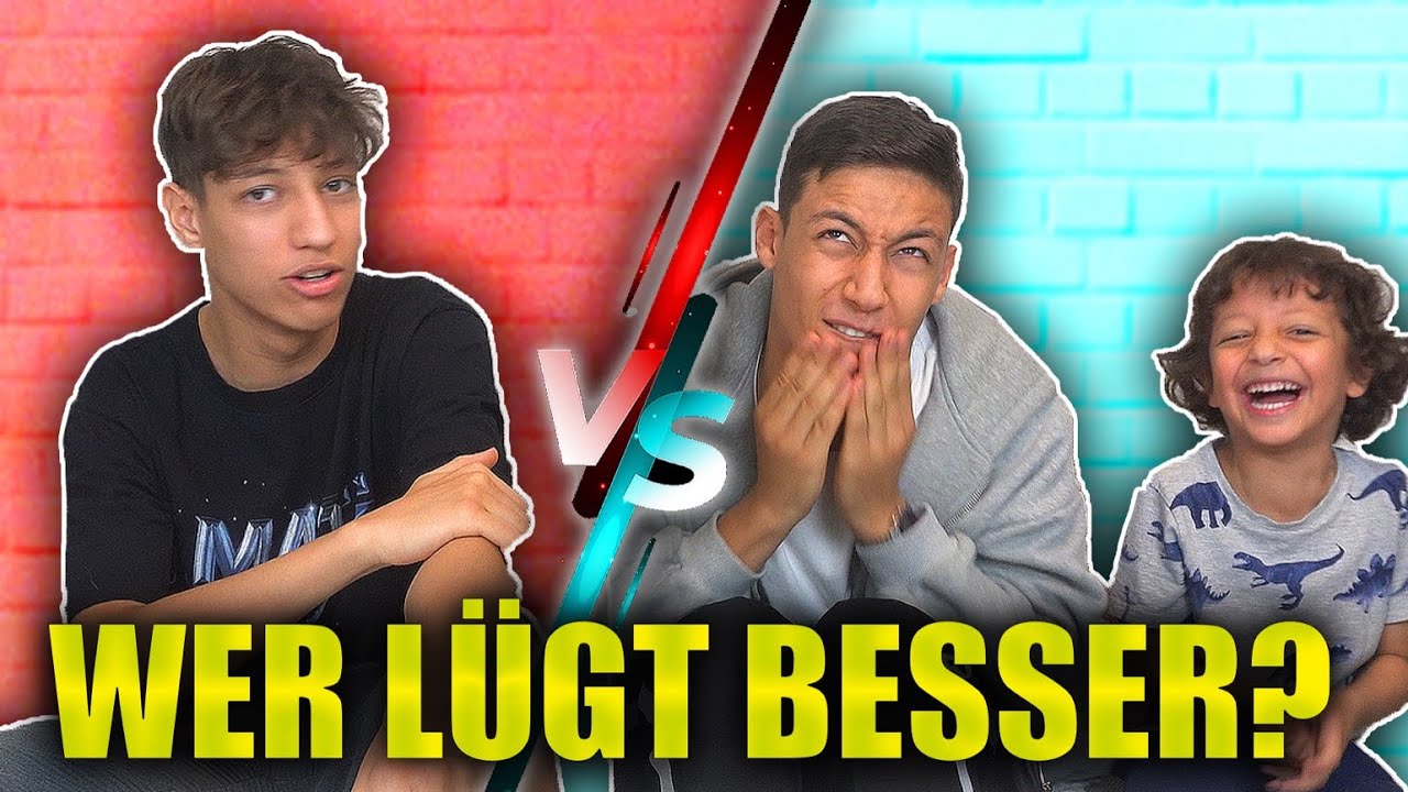 Mein 4 jähriger Bruder hilf mir beim lügen 😂😂 ( Wer lügt besser🤥😅)