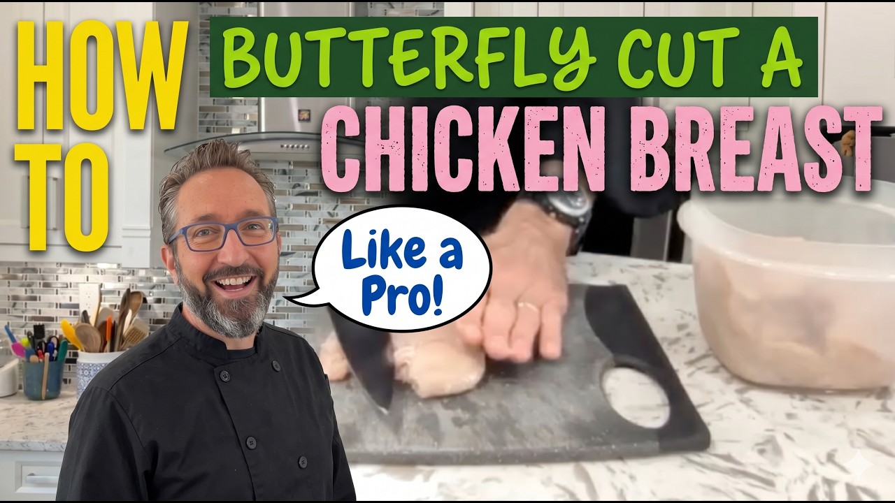 Butterfly Cut Chicken Breast Like a Pro