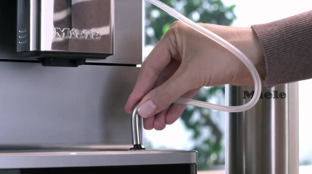 Miele CM6 Tejvezetek automatikus tisztitasa