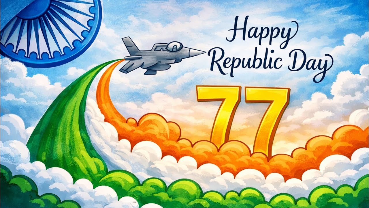 26 janwari drawing| beautiful drawing republic day | arts and coloring 