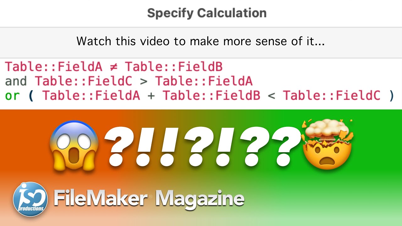 Complex Conditional Formatting in FileMaker Pro