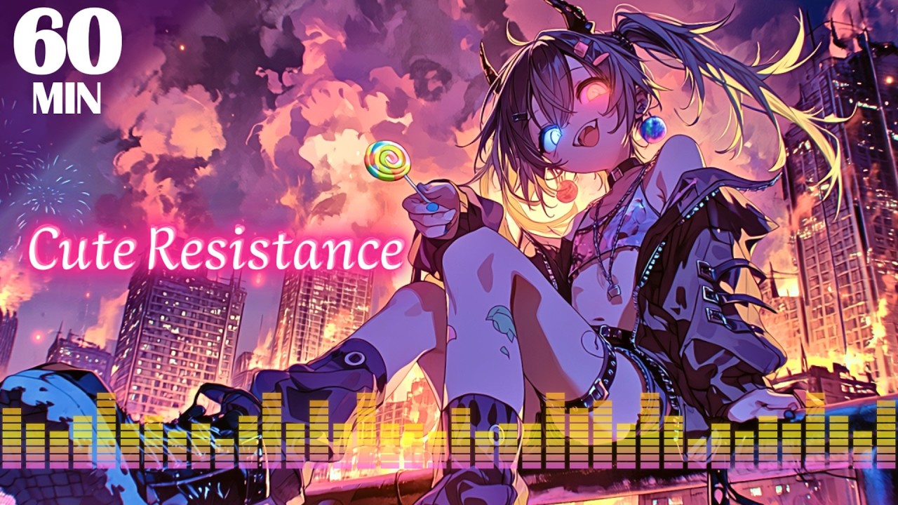 Don't Cry. Ashes Are the Best Toppings. | 1 HOUR music | Cyberpunk / Anime Rock