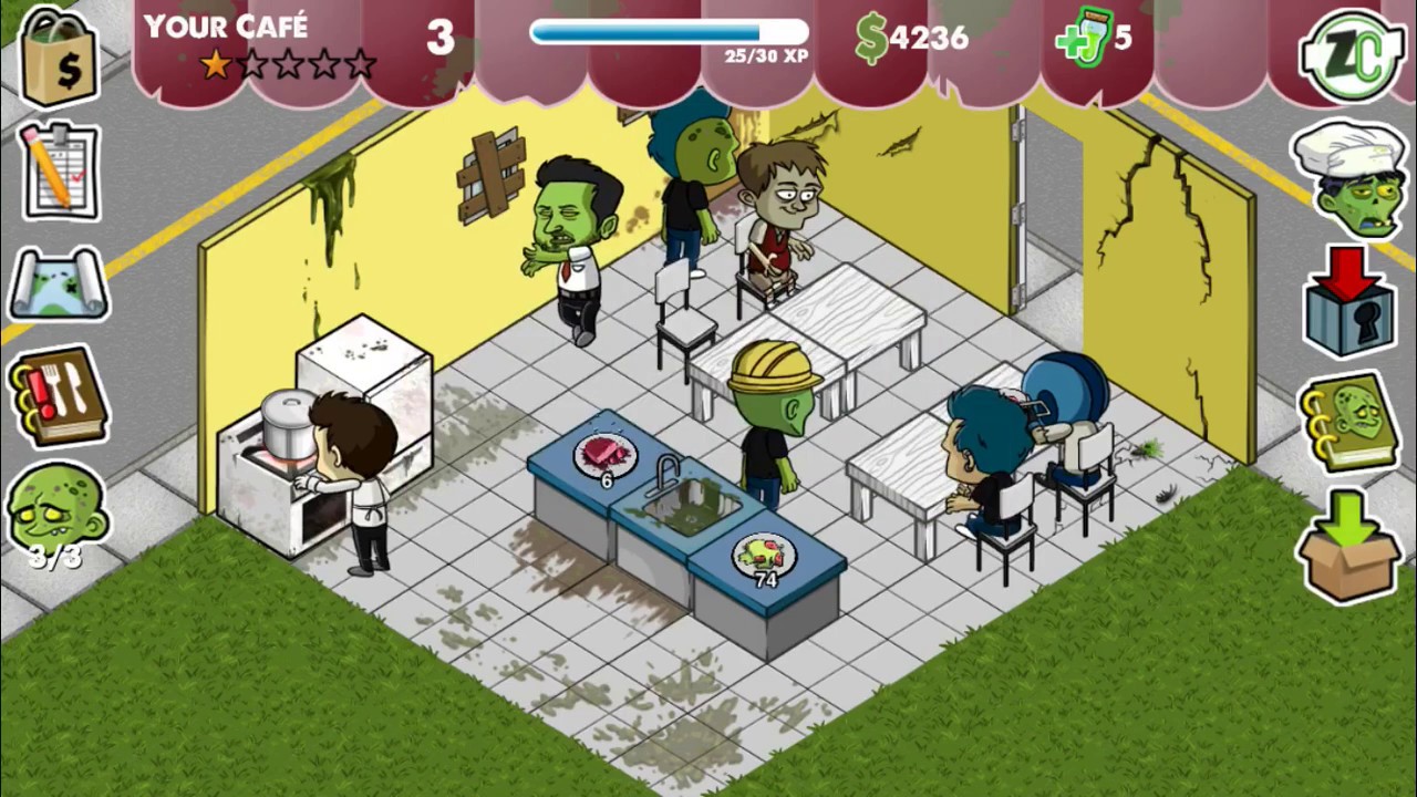 Zombie Café gameplay in 2020