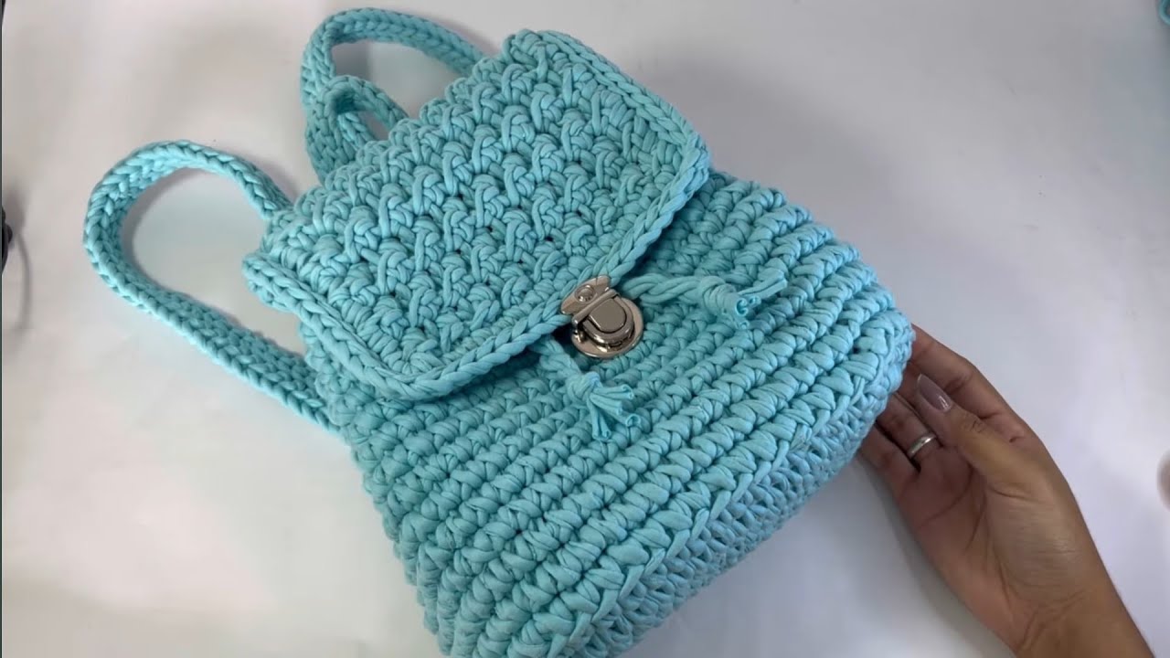 MOCHILA DE CROCHÊ MUITO FÁCIL