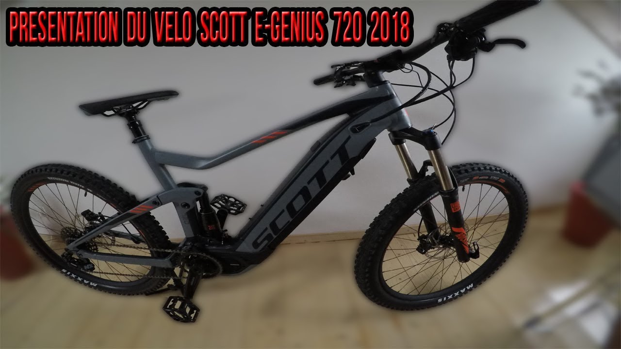 Présentation du vélo SCOTT E-Genius 720 2018