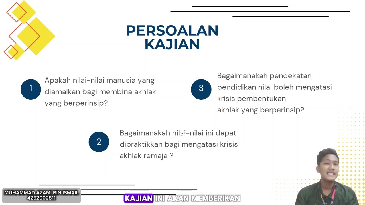 MPU 3152 FALSAFAH DAN ISU SEMASA 