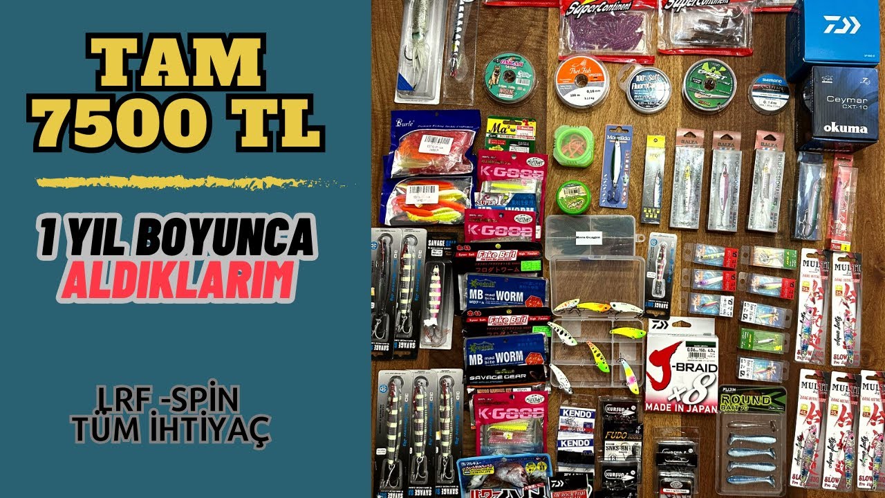LRF-SPİN T&Uuml;M MALZEMLERİ STOKLADIK !!! TAM 7500 TL DEĞERİNDE UFACIK KUTU!!!!