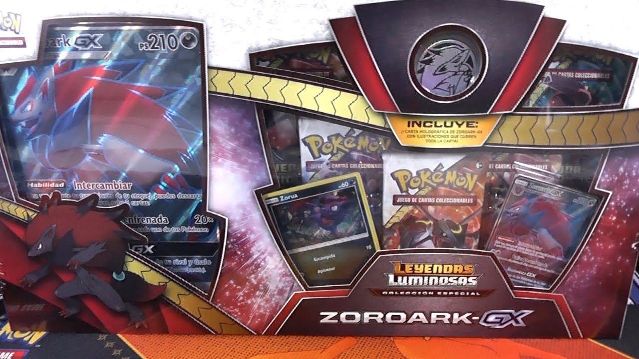 APERTURA COLECCI&Oacute;N ESPECIAL ZOROARK GX - CARTAS POK&Eacute;MON 2019