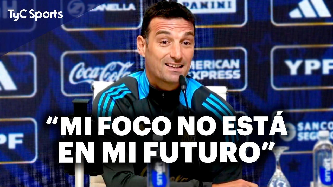 SCALONI en CONFERENCIA de PRENSA antes de la ÚLTIMA FECHA de ELIMINATORIAS de la SELECCIÓN ARGENTINA