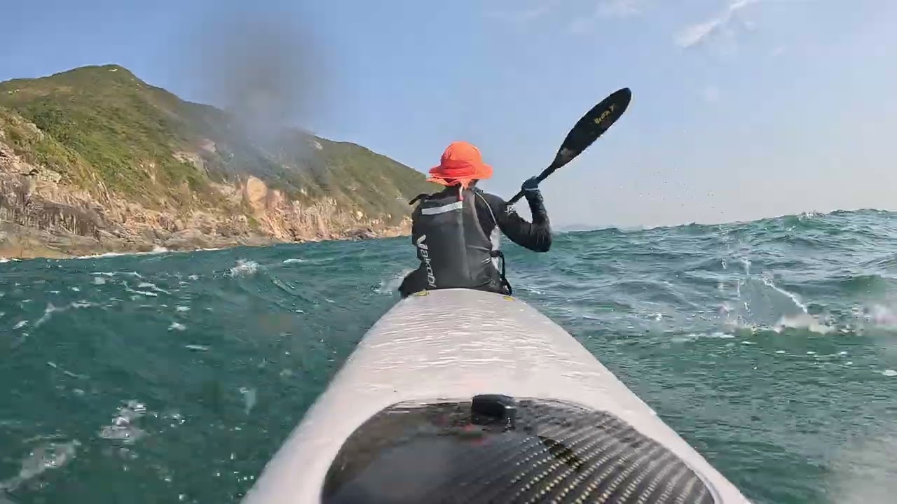 Fenn bluefin Surfski，Against the wind and waves,Clear Water Bay,HongKong,20260118,#ShenghuaYang#
