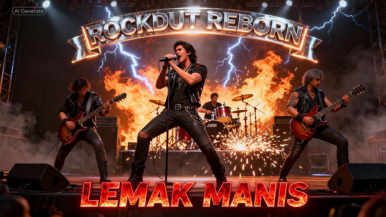 Lemak manis - Haziq rosebi lagu melayu (Cover) ROCKDUT REBORN