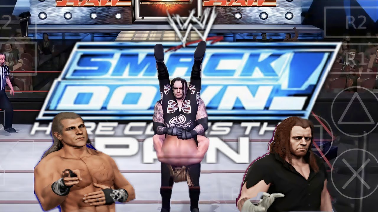 Shawn Michael vs The Undertaker / HCTP / aethersx2 mobile gameplay 