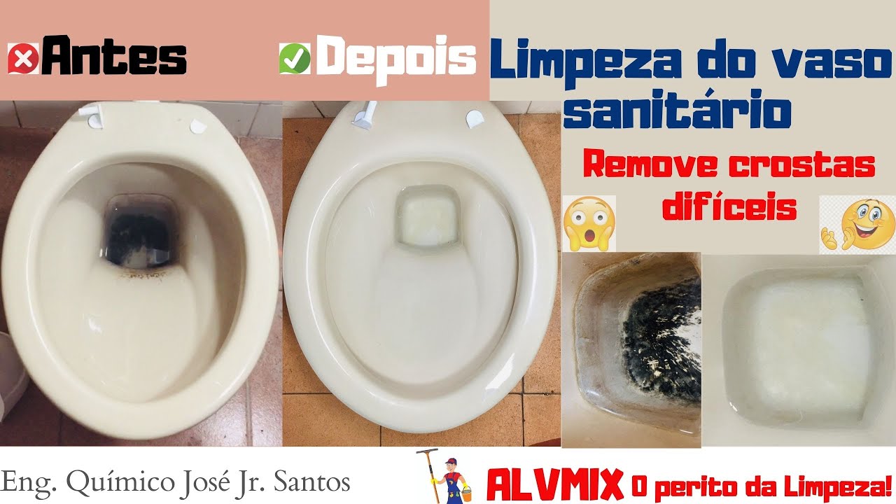 🔴 COMO TIRAR ENCARDIDO E CROSTAS DE VASO SANITÁRIO, FÁCIL COM MENOS DE 3 REAIS