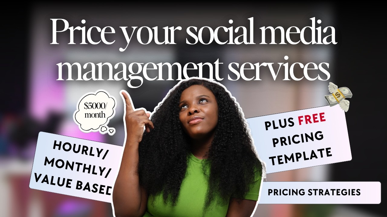 What to charge as a Social Media Manager in 2024 | FREE Pricing Template and Strategies.