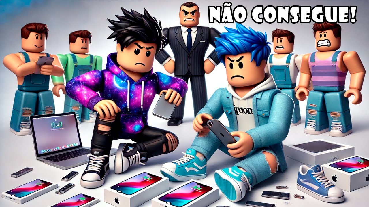 GASTEI 1000 ROBUX Na Disputa Para Venda De Iphones! Roblox Prove Que Papai Está Errado
