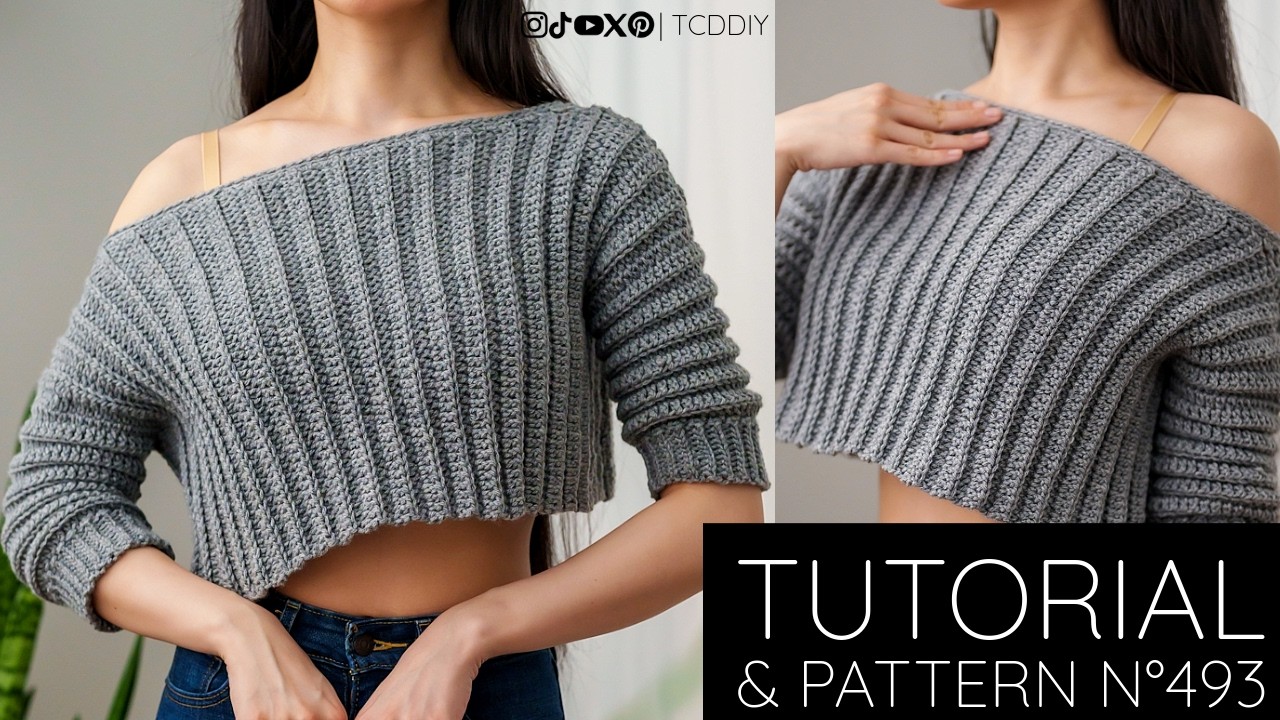 How to Crochet: EASY Off the Shoulder Top | Pattern & Tutorial DIY