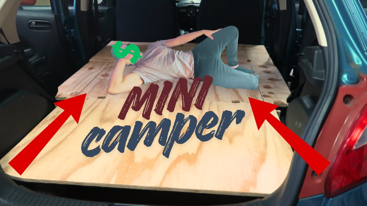Cómo camperizar un coche pequeño por poco dinero (mini camper DIY)