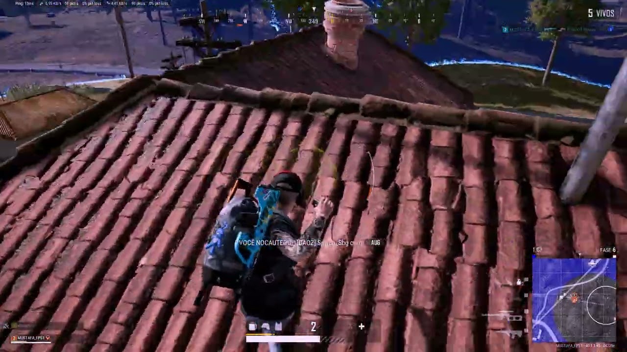 1v4 insano, se tivesse mais bala era wipe 😈 PUBG